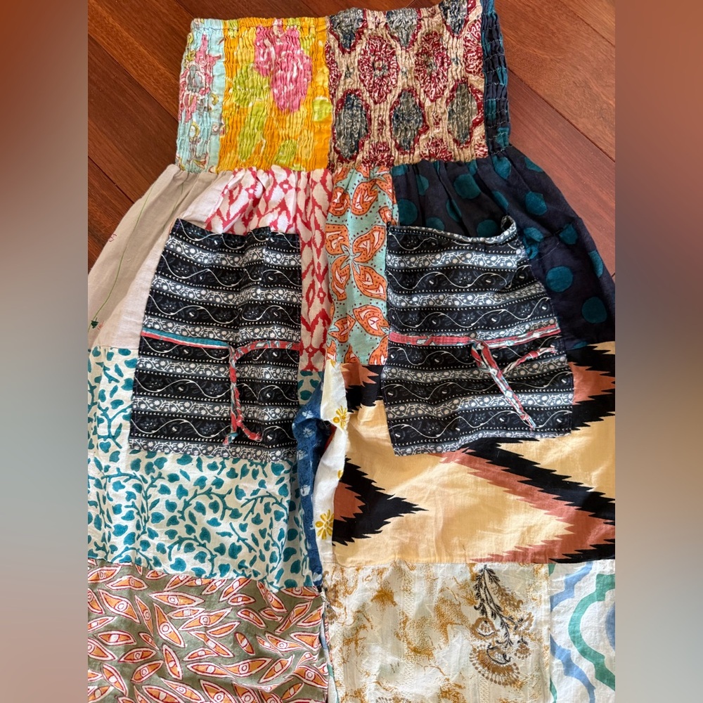 Boho Patchwork Joggers — Multicolor - image 3